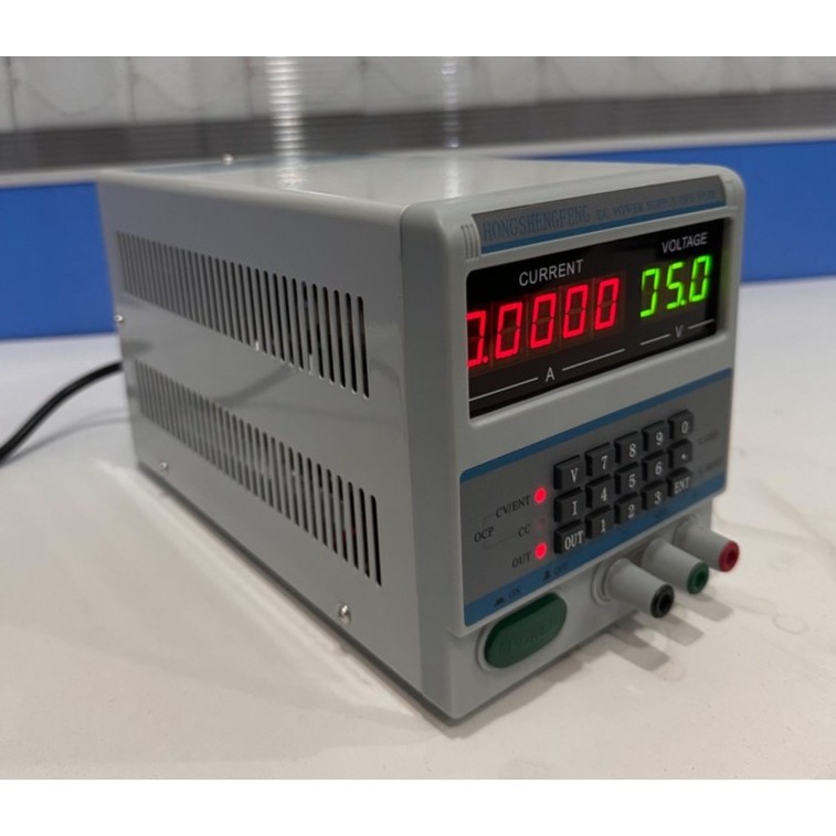 DC POWER SUPPLY  305BF 30V 5A ดิจิตอล 5หลัก ปุ่มกดแบบดิจิตอลช็อตแล้วไม่ดับ ตัวแปลแหล่งจ่ายไฟ DC แถมฟรีชุดหัวต่อ 36 หัว