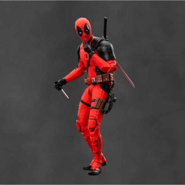 deadpool figure แก้ว deadpool ของแท้จากภาพยนตร์ Deadpool Deadpool และ Wolverine 3ตุ๊กตาของเล่นเด็ก