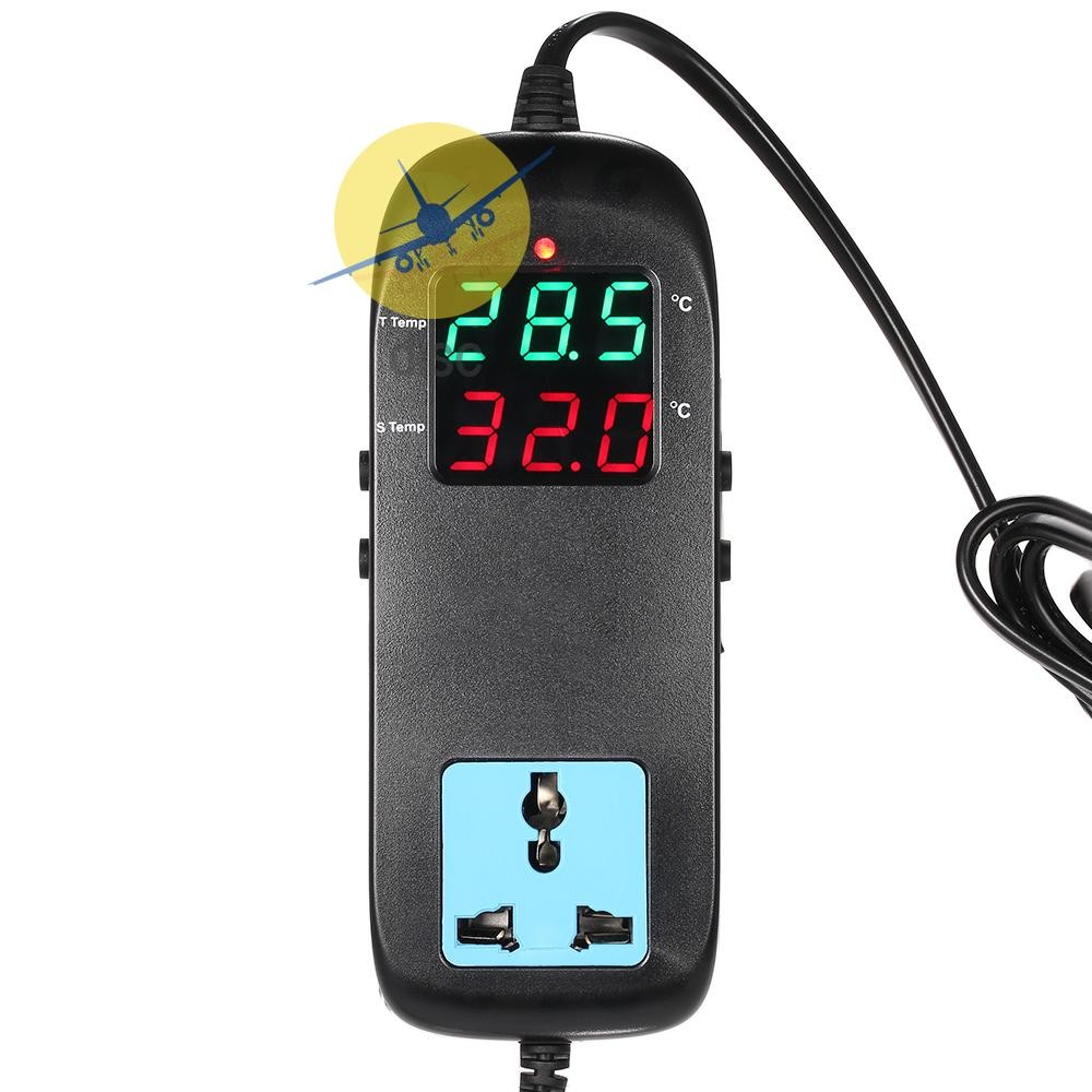 พร้อมซ็อกเก็ต 90v ~ 250v อุณหภูมิ Thermocouple พร้อมจอแสดงผลอุณหภูมิ 90v ~ 250v 90 V 250 Tolo-10.16 