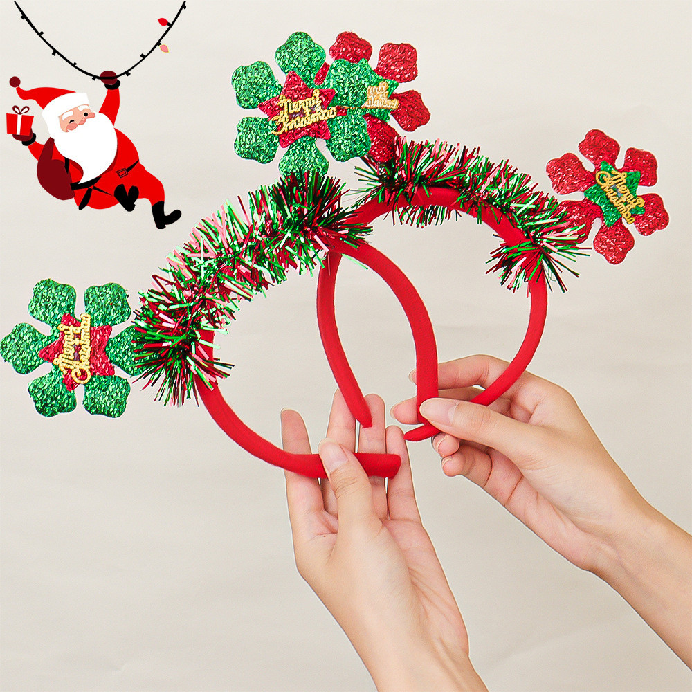 2025 ที่คาดผมเขากวางซานต้าสโนว์แมน