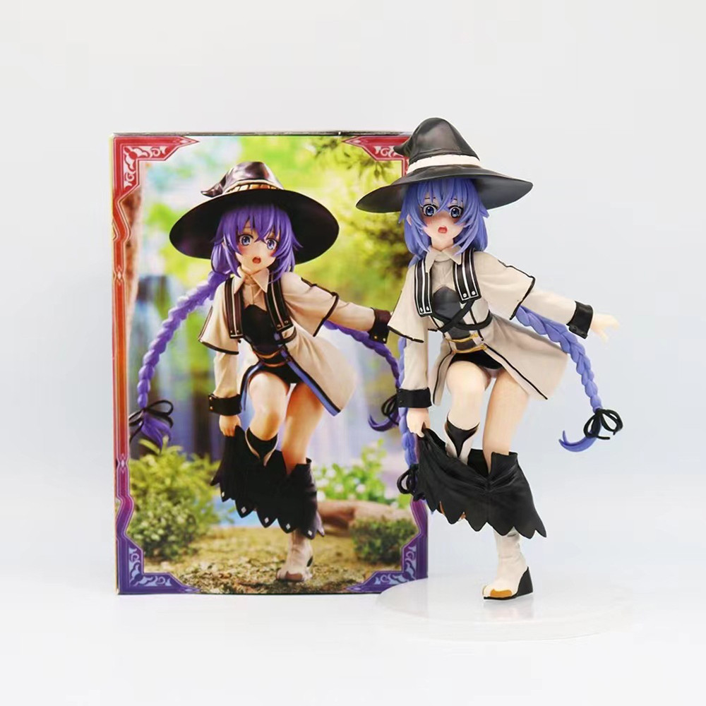 Mushoku Tensei Anime Roxy Migurdia Action Figure พร้อมกล่องบรรจุ 23 ซม.