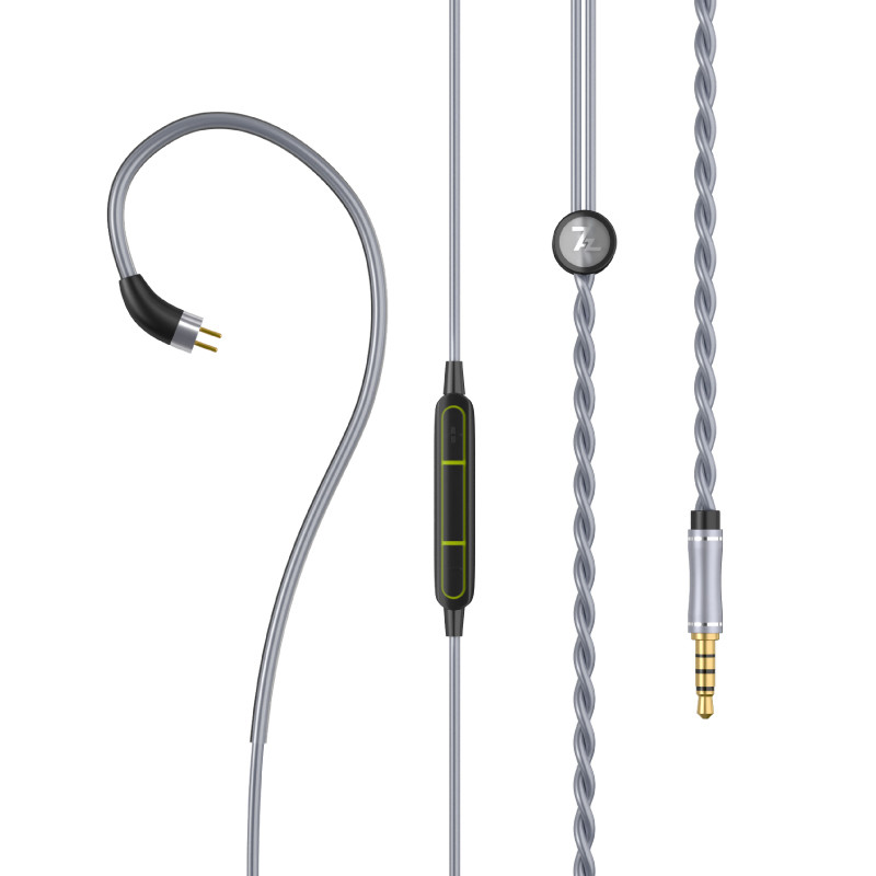 7hz G1 หูฟัง 10 มม.แบบไดนามิกชนิดใส่ในหู Monitor หูฟังเพลง Hifi ที่มีเสถียรภาพ 0.78 มม.2 พินสายเปลี่ยนได้