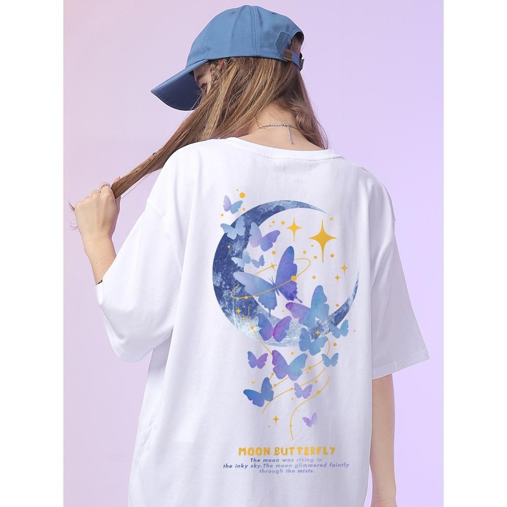 【ส่งจากไทย】เสื้อยืดแขนสั้น เนื้อผ้าพรีเมี่ยม ผ้านิ่ม เด้ง ใส่สบาย สไตล์เกาหลี