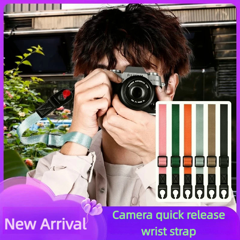 Camera Wrist Strap Quick Release Comfort Elastic Hand Rope for Canon R50C R6 R100 Sony A7R5 Nikon Z9