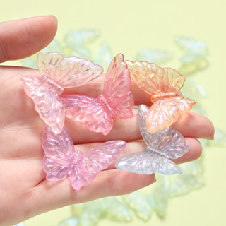 St. kunkka 5-10 ชิ้นลูกปัดผีเสื้ออะคริลิค Mermaid สีโปร่งใสล…