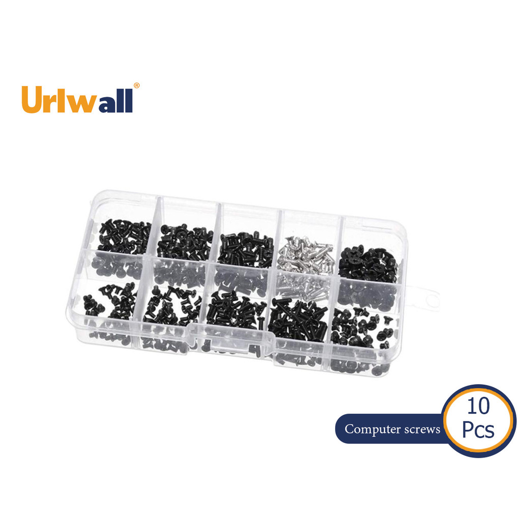 Urlwall 30 ชิ้น M2/M2.5/M3/M4 สกรูแล็ปท็อปสกรู Sorting Kit ใช้เดสก์ท็อปแล็ปท็อปสกรูชุดเหมาะสําหรับ HP Dell Lenovo ชิ้นส่วนฮาร์ดแวร์