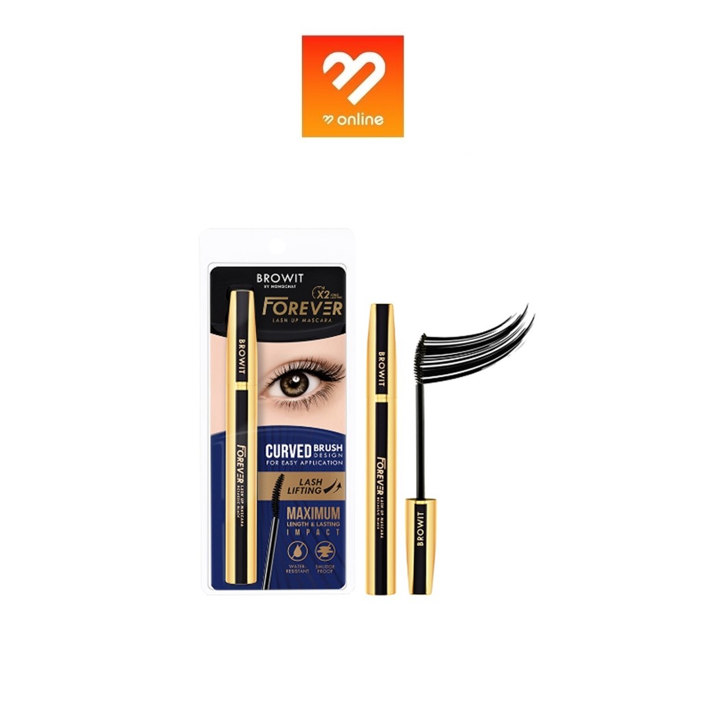Browit ฟอร์เอเวอร์แลชอัพมาสคาร่า 5.5g บราวอิท #คลาสสิคแบล็ค