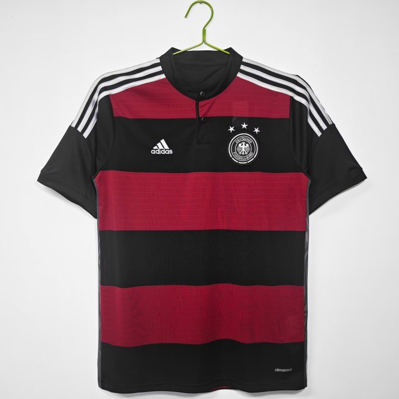 เสื้อฟุตบอลวินเทจ Germany Away ปี 2014 เสื้อฟุตบอลกีฬาแห้งเร็ว AAA