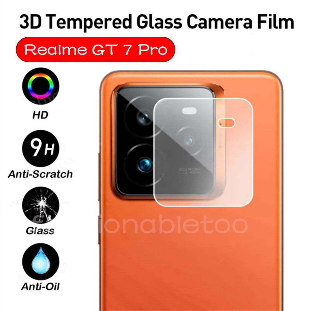 3d เลนส์กล้องกระจกนิรภัยคลุมทั้งหมดฟิล์มป้องกันสําหรับ Realme GT 7 pro GT7 pro GT7pro RealmeGT7 pro RealmeGT7pro