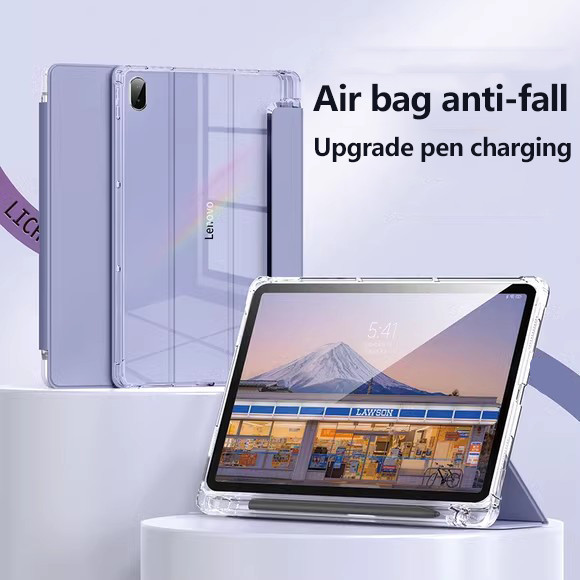 โปร่งใสช่องเสียบปากกาแท็บเล็ตสําหรับ Lenovo Tab P12 12.7 2025 Pad Pro 12.7 2nd 2025 M11 K11 B11 P11 