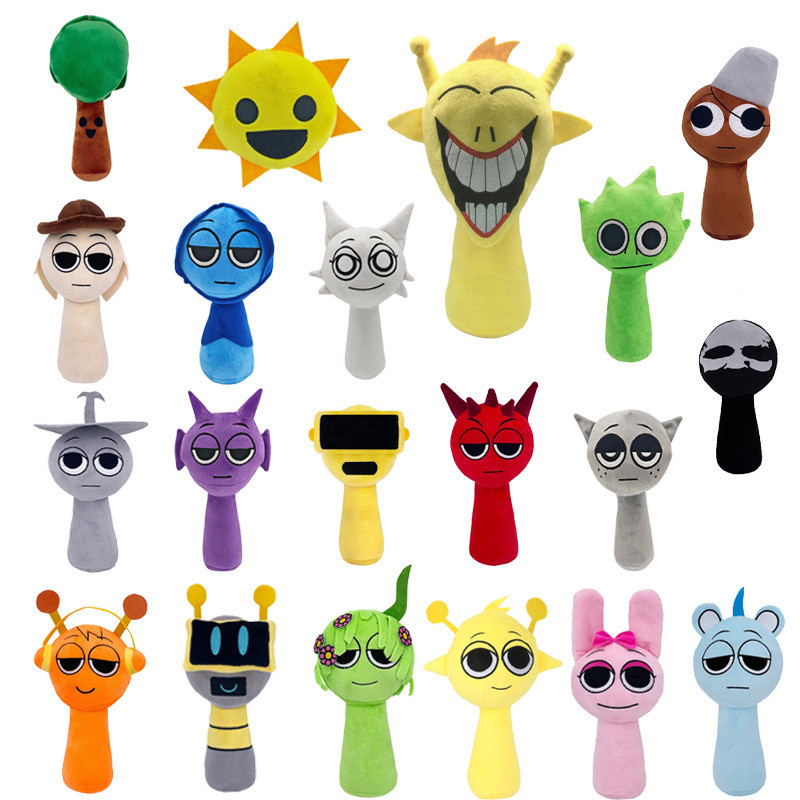 Sprunki Incredibox Plush,การ์ตูนเกมPlushiesของเล่นสําหรับแฟน,ใหม่Monster Horrorเกมรูปตุ๊กตาสําหรับเด็กและผู้ใหญ่,คริสต์มาสวันเกิดทางเลือกสําหรับชายหญิง