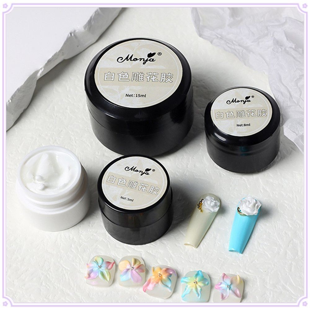เหนียวเล็บเจลไม่เหนียวเหนอะหนะมือส่องไฟส่องไฟกาวไม่ยุบความโปร่งใสสูงเล็บกาวง่ายต่อการสีสามมิติกาวแข็ง