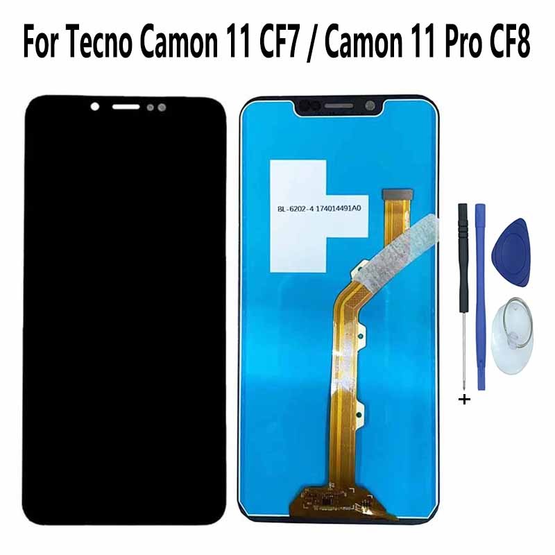 สำหรับ Tecno Camon 11 CF7 จอแสดงผล LCD หน้าจอสัมผัส ชุดประกอบดิจิไทเซอร์ สำหรับ Tecno Camon 11 Pro C