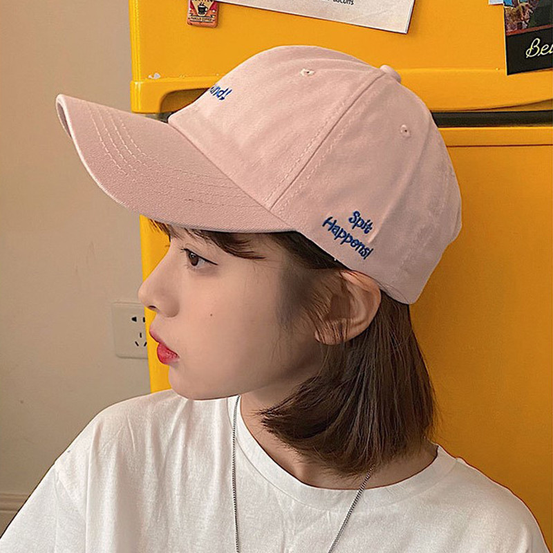 [CRS]หมวกเบสบอลปักลายสไตล์สตรีท ครีมกันแดดหมวกหญิงหมวกลิ้นเป็ด - รูปที่ 2