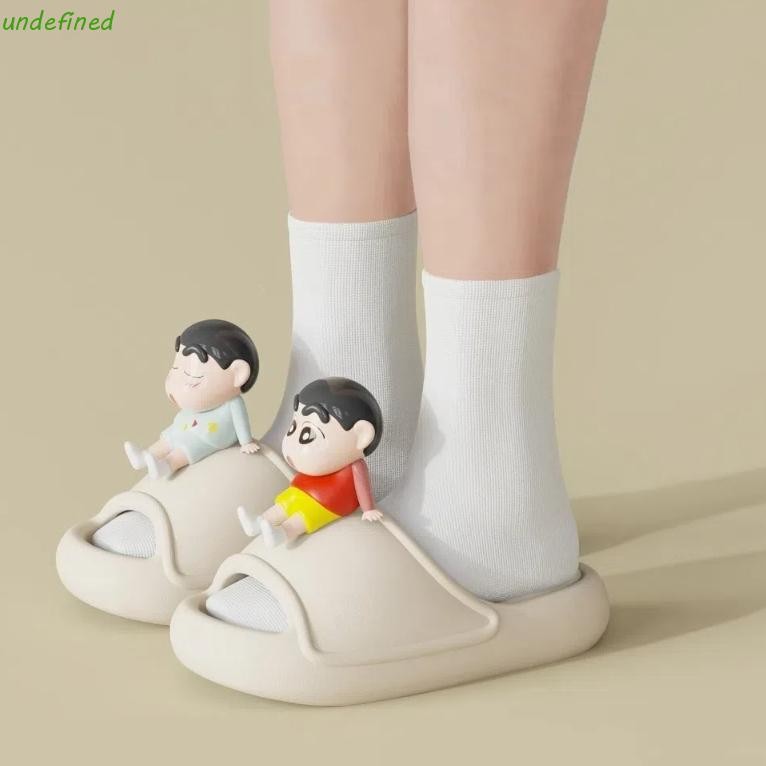 Jarrediw รองเท้าแตะเครยอนชินจัง,การ์ตูน 3Dเครยอนชินจังรองเท้าแตะพื้นหนา,แพลตฟอร์มลําลองกันลื่นรองเท้าแตะสไลด์หนาHomewear