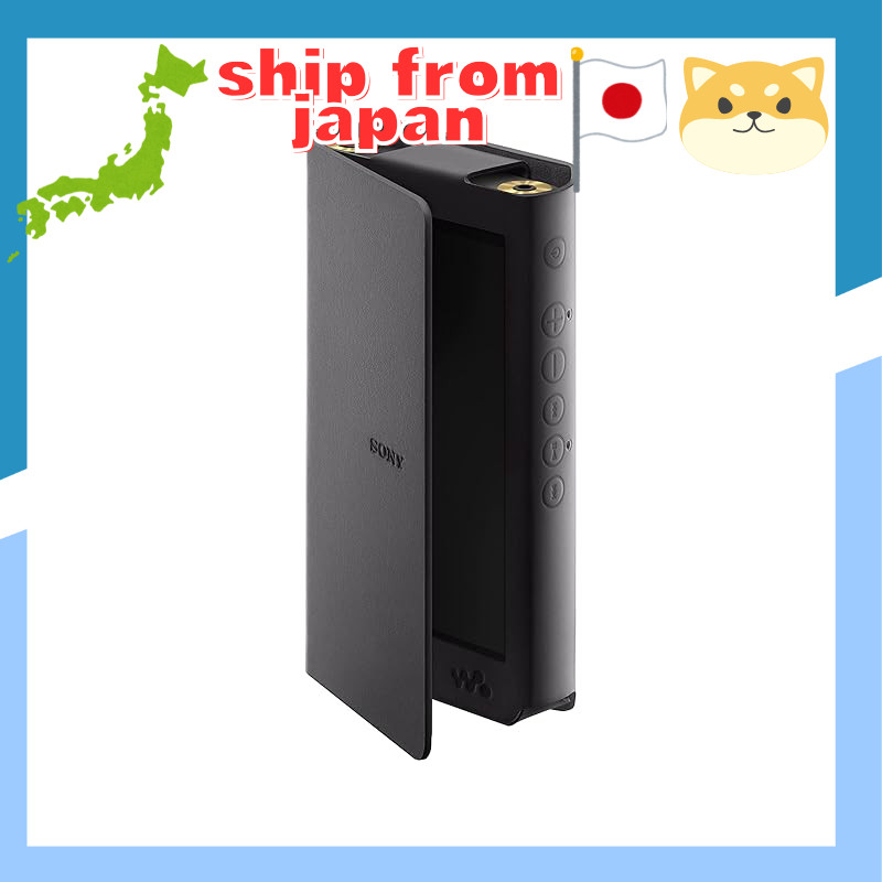 Sony Walkman Genuine Case for NW-WM1ZM2/NW-WM1AM2, Leather Case CKL-NWWM1M2, Black