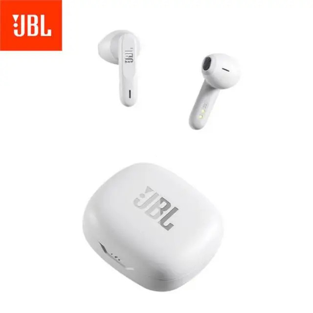 Jbl Wave 300 TWS หูฟังบลูทูธไร้สายที่แท้จริงหูฟังชนิดใส่ในหูหูฟังน้ําหนักเบาพร้อมไมโครโฟนเคสชาร์จ Pigfly
