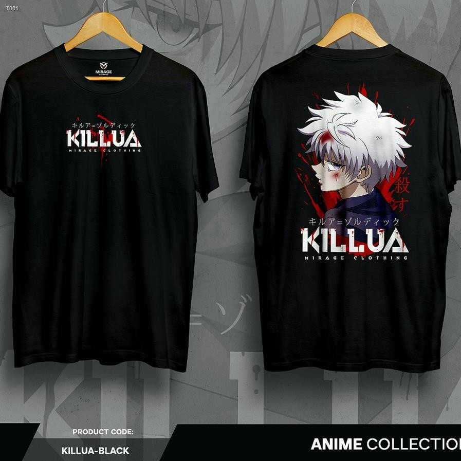 全棉动漫t-เสื้อ - Killua Zoldyck - 100% 棉
