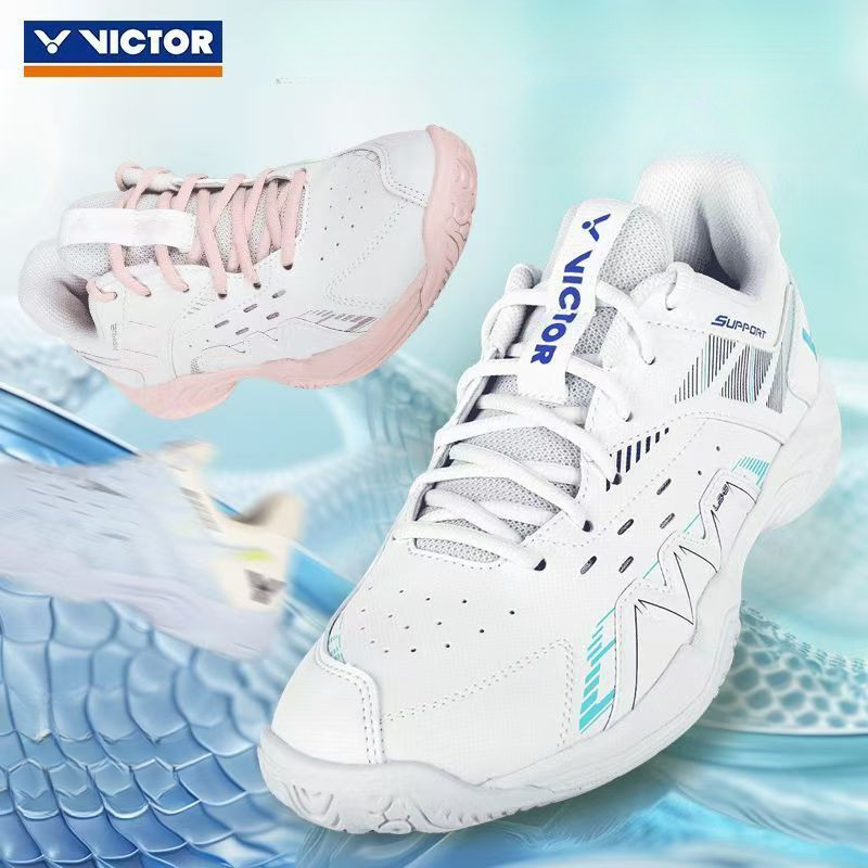 รองเท้าแบดมินตัน VICTOR P8500CLS ดูดซับแรงกระแทก ป้องกันการบิดตัว สำหรับทุกเพศ ระบายอากาศได้ กว้าง