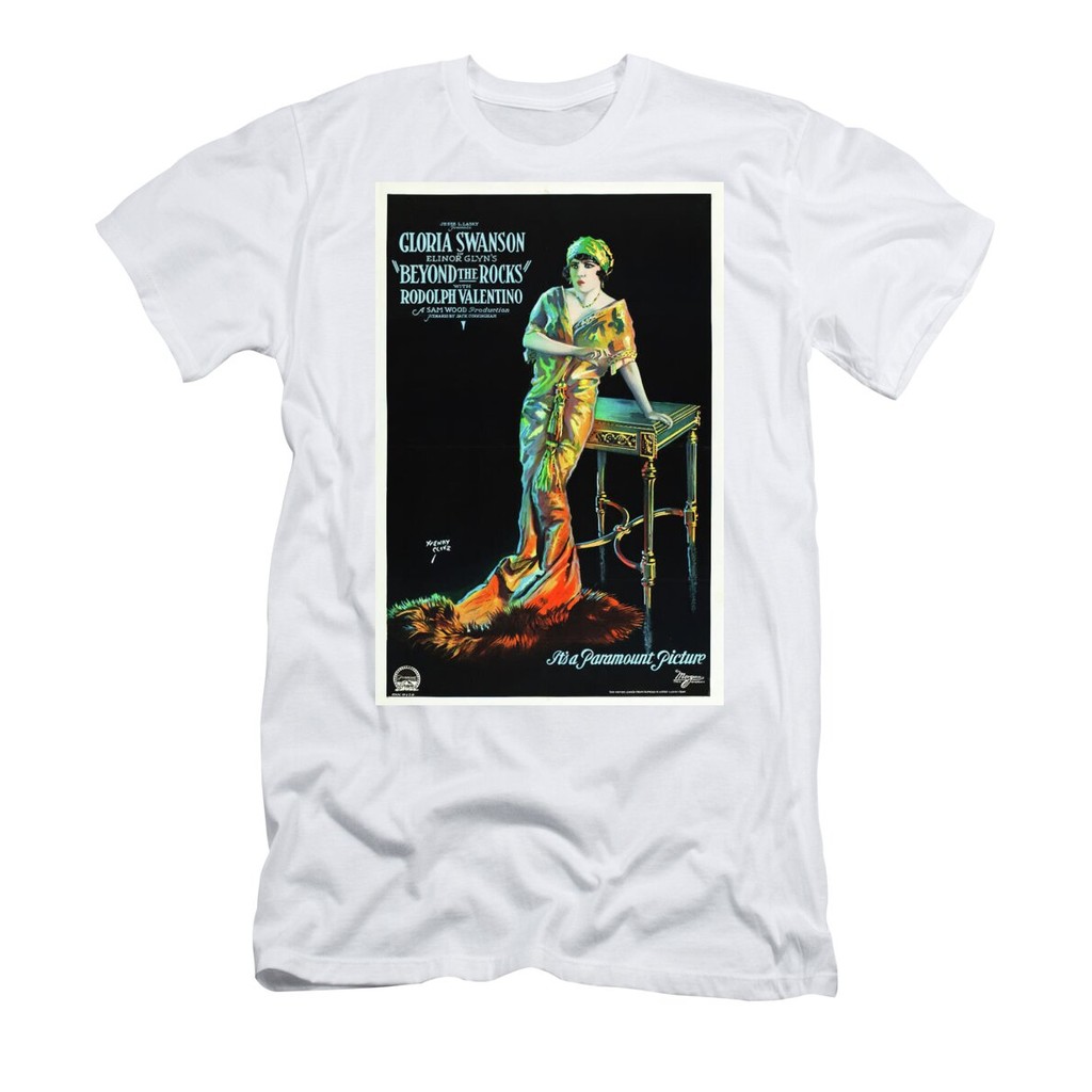 เสื้อยืด Vintage ''Beyond the Rocks'', with Gloria Swanson and Rudolph Valentino, 1922 T-Shirt แท้