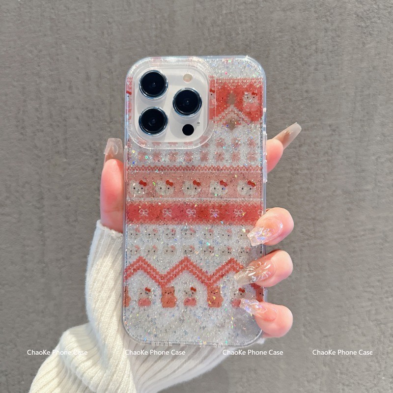 สำหรับ เคสไอโฟน11 ไอโฟน 13 ไอโฟน 16 pro max ไอโฟน15 ไอโฟน16 ไอโฟน 12 เคสโทรศัพท์กลิตเตอร์ใส DLSFK045