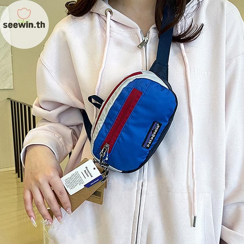 Seewin ผู้ชายและผู้หญิงกลางแจ้ง Mini กันน้ํา Mini Oxford ผ้าเอวเล็กกระเป๋านักเรียนจับคู่โทรศัพท์มือถือกระเป๋าเดินทาง th