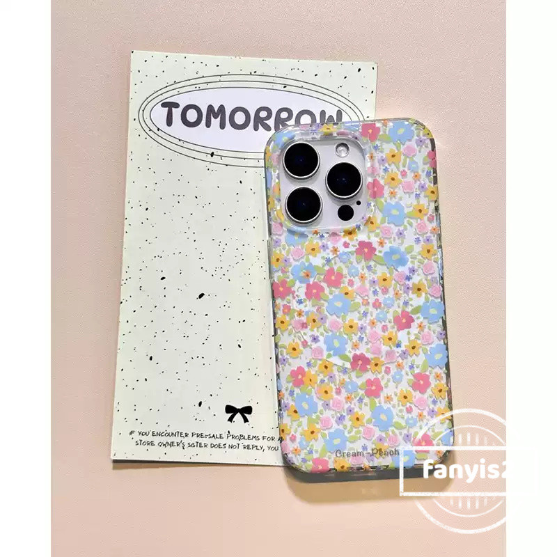 สําหรับOPPO A3X A57 A58 A60 A38 A18 A15s A16s A17k A3Pro A54 A3s A5 A9 A53 2020 A76 A96 A5s A12 A92 A95 A93 A93 A5 Insกรณีแฟชั่นดอกไม้กรณีกรณี ราคา ถูกที่สุด ดีลบีเคเค แกลเลอรีภาพที่ 4