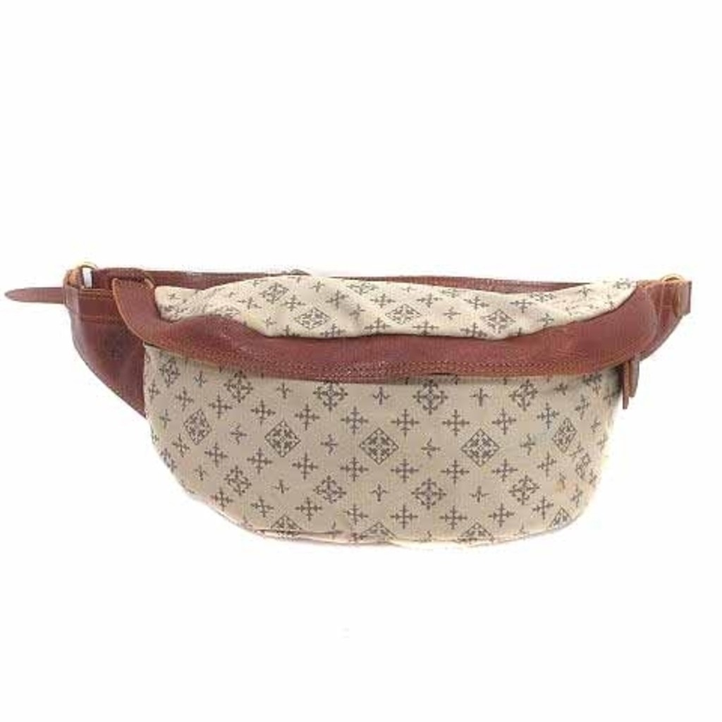 russet Body Bag Nylon leather Direct from Japan Secondhand