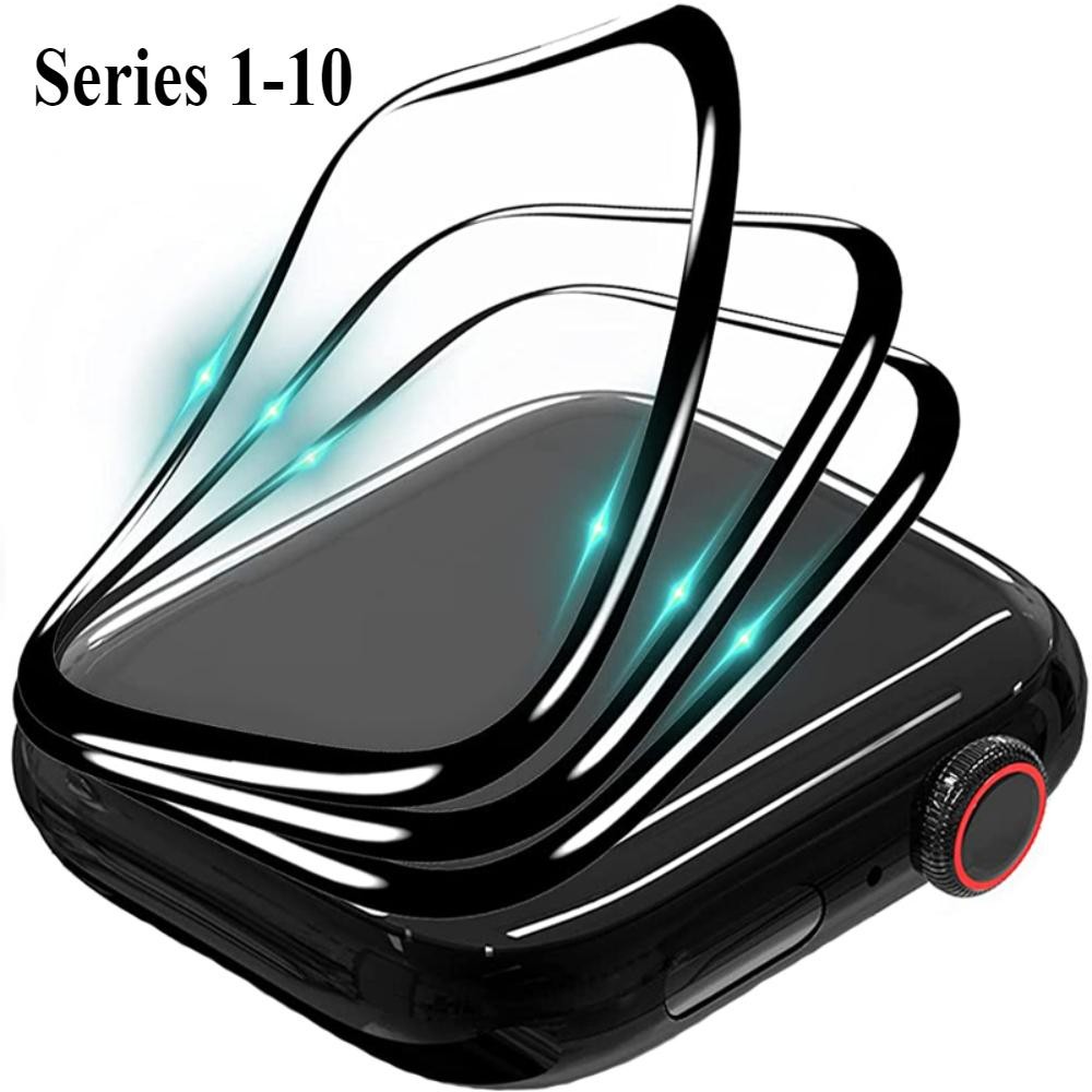 3ง ฟิล์มกันรอยหน้าจอโค้งสําหรับ แอปเปิล ดู 46 มม.44 มม.45 มม.40 มม.41 มม.49 มม.42 38 มม. ฉันดู ชุด 8 7 กับ 9 พิเศษ ชุด 10 42/46 มม