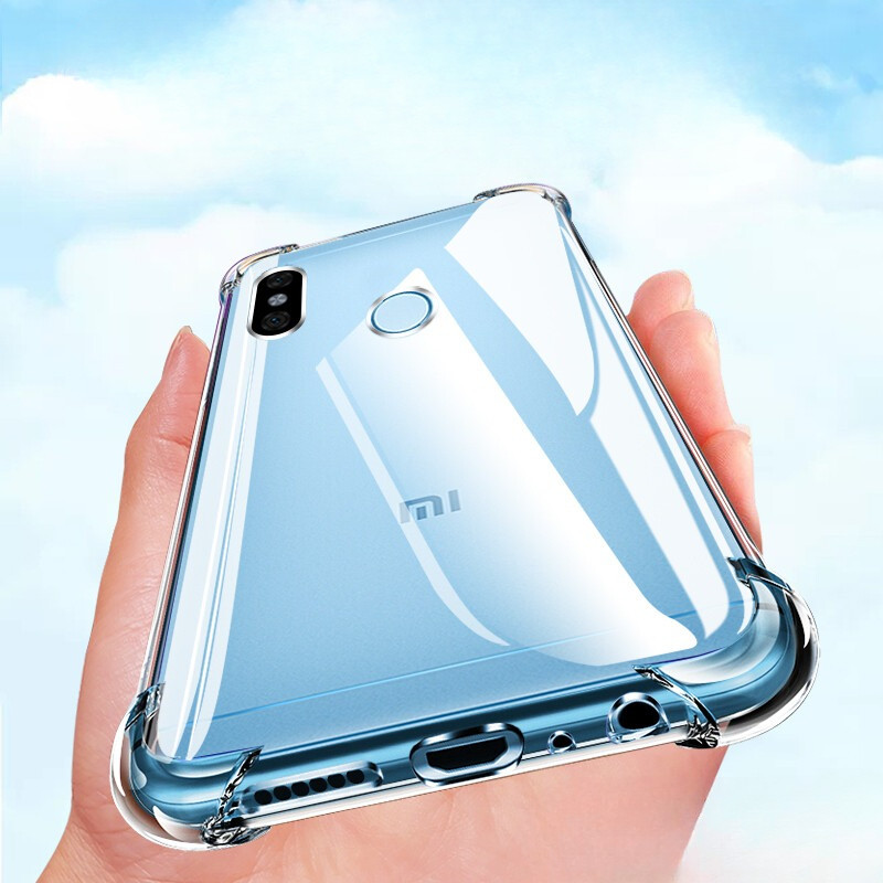 XIAOMI MI MAX 3 SILICONE SOFT ANTIACK CLEAR HD ANTI SHOCK CASE
