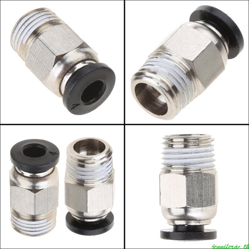Jenniferac PC4-M10 PNEUMATIC Quick Fitting J-Head 3D เครื่องพิมพ์ PC4-01 M10 ตัวเชื่อมต่อนิวเมติก