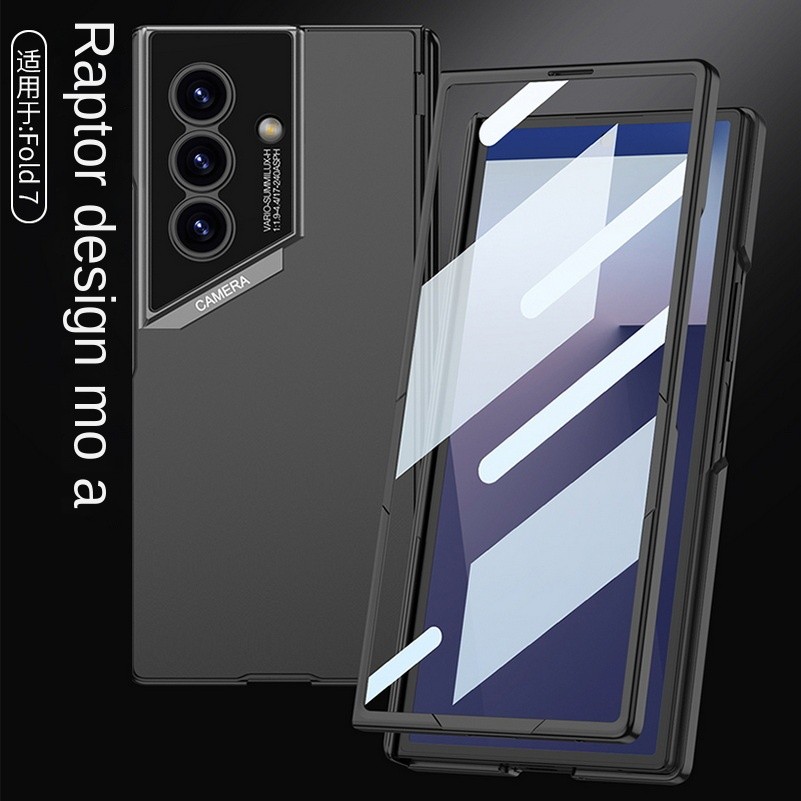 Slim Anti-Fall Glass Film Case for Samsung Galaxy Z Fold 7 Protection กันกระแทก Foldding Cover Fold7