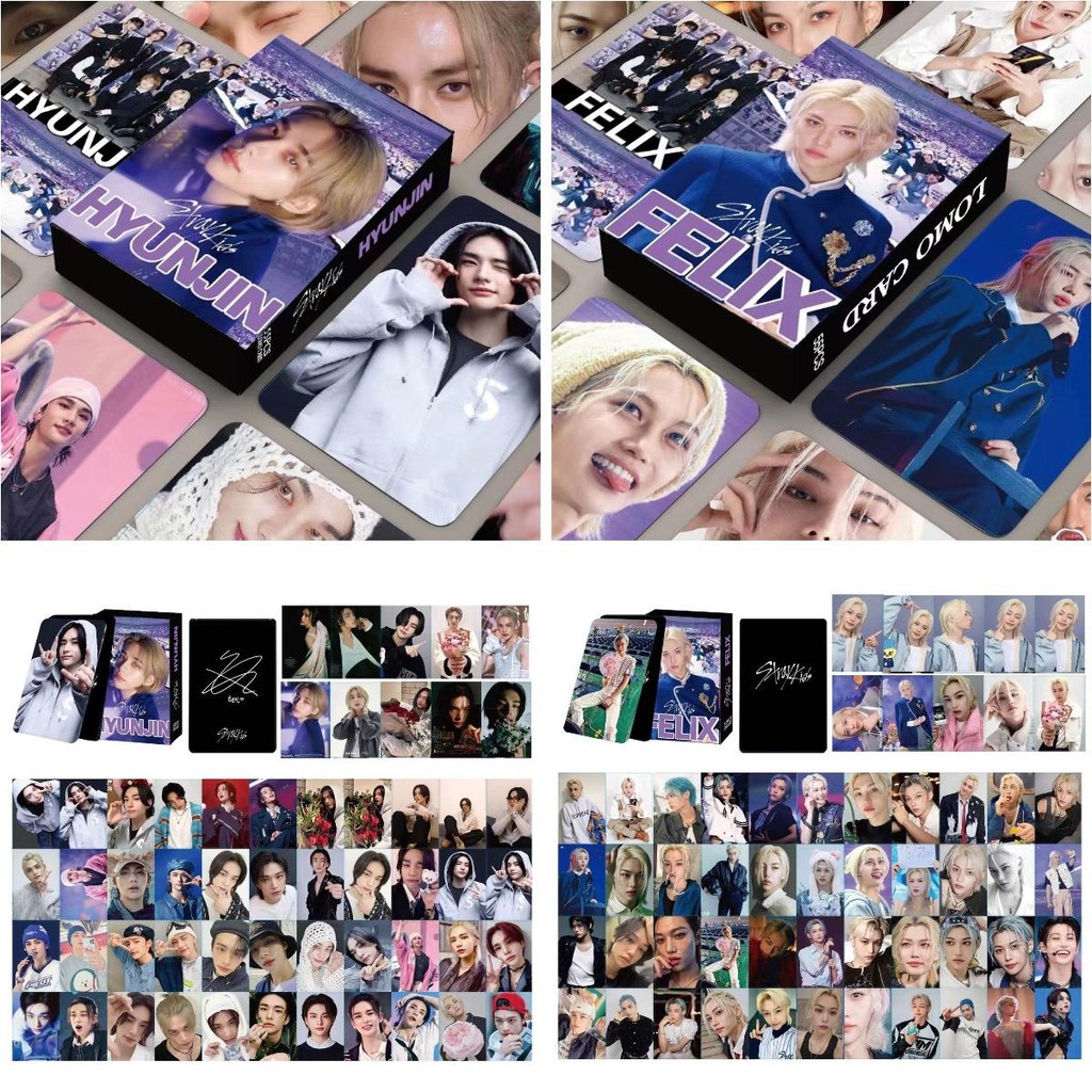 Stray kids อัลบั้ม Photocard การ์ดอย่างเป็นทางการ Self-พิมพ์ Lee Yong Fu Hwang Hyun Jin Felix Hyun J