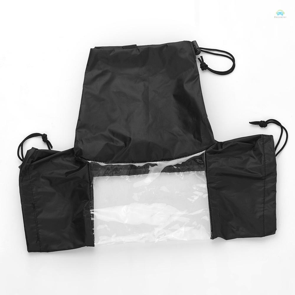 ฝาครอบกล้องมาตรฐานกันน้ํา Rain Cover Sleeve Protector เสื้อกันฝนสําหรับกล้อง Canon DSLR สีดํา