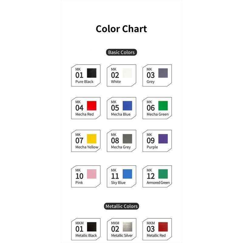 DSPIAE Eco-Friendly Water-Based Markers