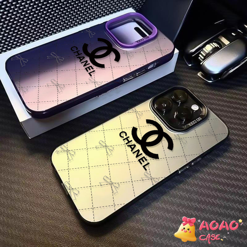 เทรนด์แบรนด์แฟชั่นตัวอักษรภาษาอังกฤษสด เคสiPhone 11 16 13 15 12 14 Pro Max 16Plus XR 7 16 15 8 Plus X XS Max SE 2020