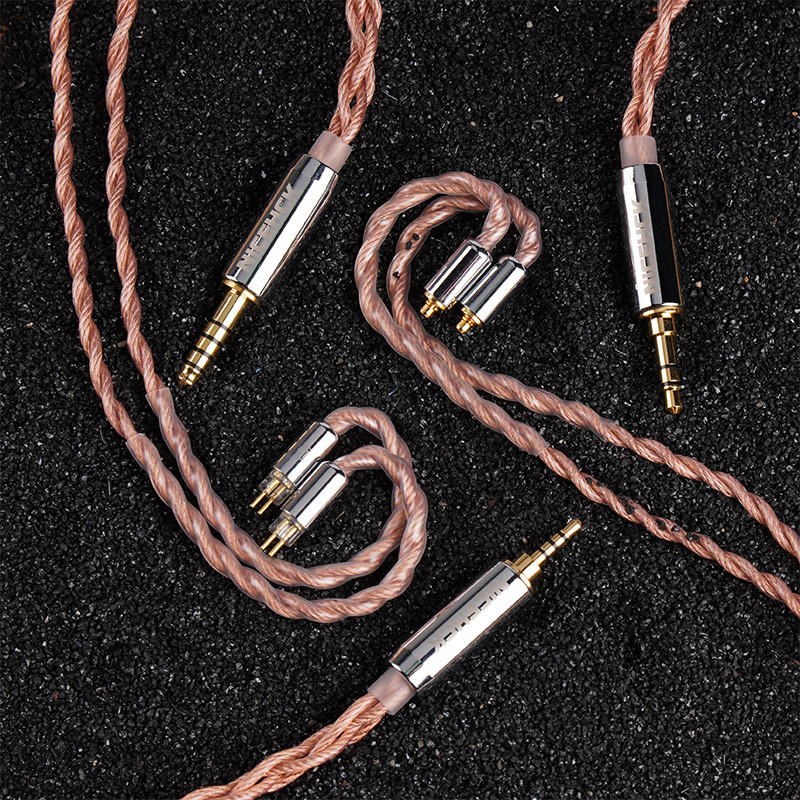Nicehck EarlOFC 5N OFC + 5N Silver Plated OFC HiFi สาย MMCX 2Pin สําหรับ KATO S12 PRO ZERO Tangzu Fudu CHU II