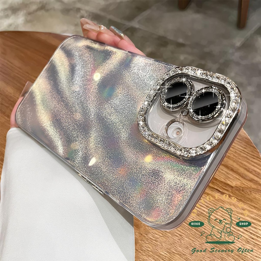 เคส iphone16 เคสโทรศัพท์กลิตเตอร์สีสันสดใส iphone16 Pro Max 15 14 13 12 11 เคสสําหรับเคส iPhone ซิลิโคนนุ่ม TPU กันกระแทก