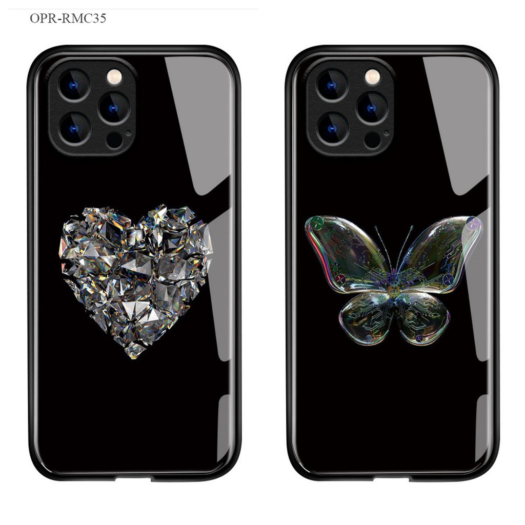 Realme 8 7 C35 C2 Pro 5G เคสเรียวมี Hard Glass Case