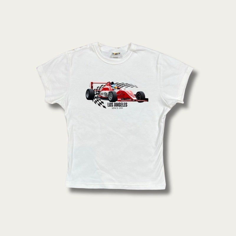 (จัดส่งตลอด 24 ชั่วโมง）OOOK Official | [พร้อมส่ง] เสื้อทรง BABY TEE LOS ANGELES