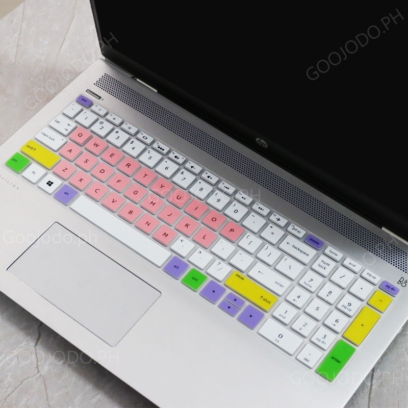 ฝาครอบคีย์บอร์ด HP pavilion 15 15s series ซิลิโคน 15 นิ้ว 15.6 แล็ปท็อปคีย์บอร์ดป้องกันผิว HP 15s-du 15s-dy-tx 15s-fd-tu/ns/ne 15-cc707tx 15-cs 15-ck 15-dk แป้นพิมพ์