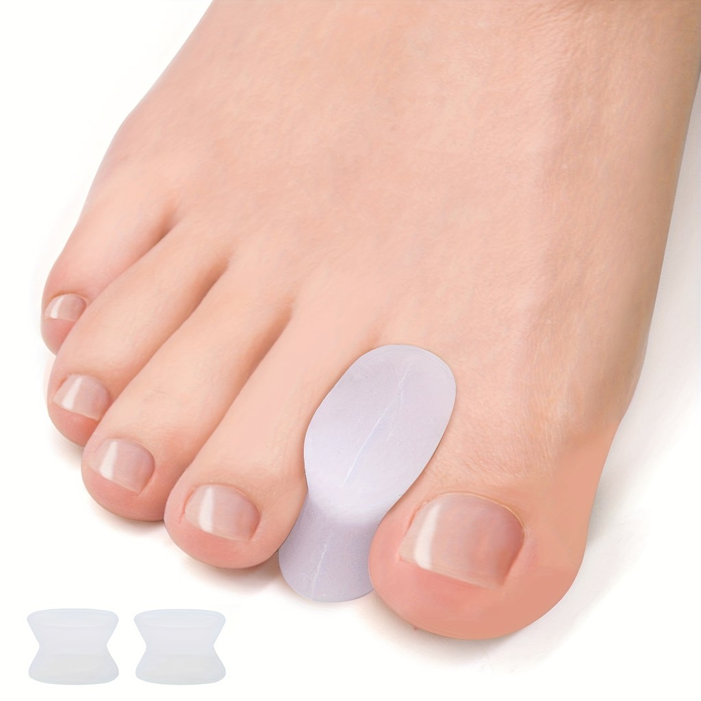 Am-azI-shaped Toe Splitter ซิลิโคน Foot Clipper Toe Hallux Separator Overlopping Toe Correction Thumb Corrector