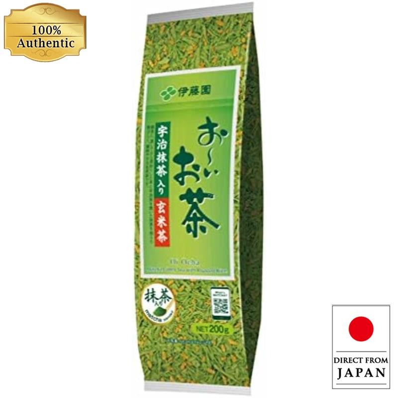 Itoen อิโตเอ็น โออิ โอชะ ชาข้าวกล้องผสมอุจิมัทฉะ 200ก. x 5 ซอง【Direct from Japan】
