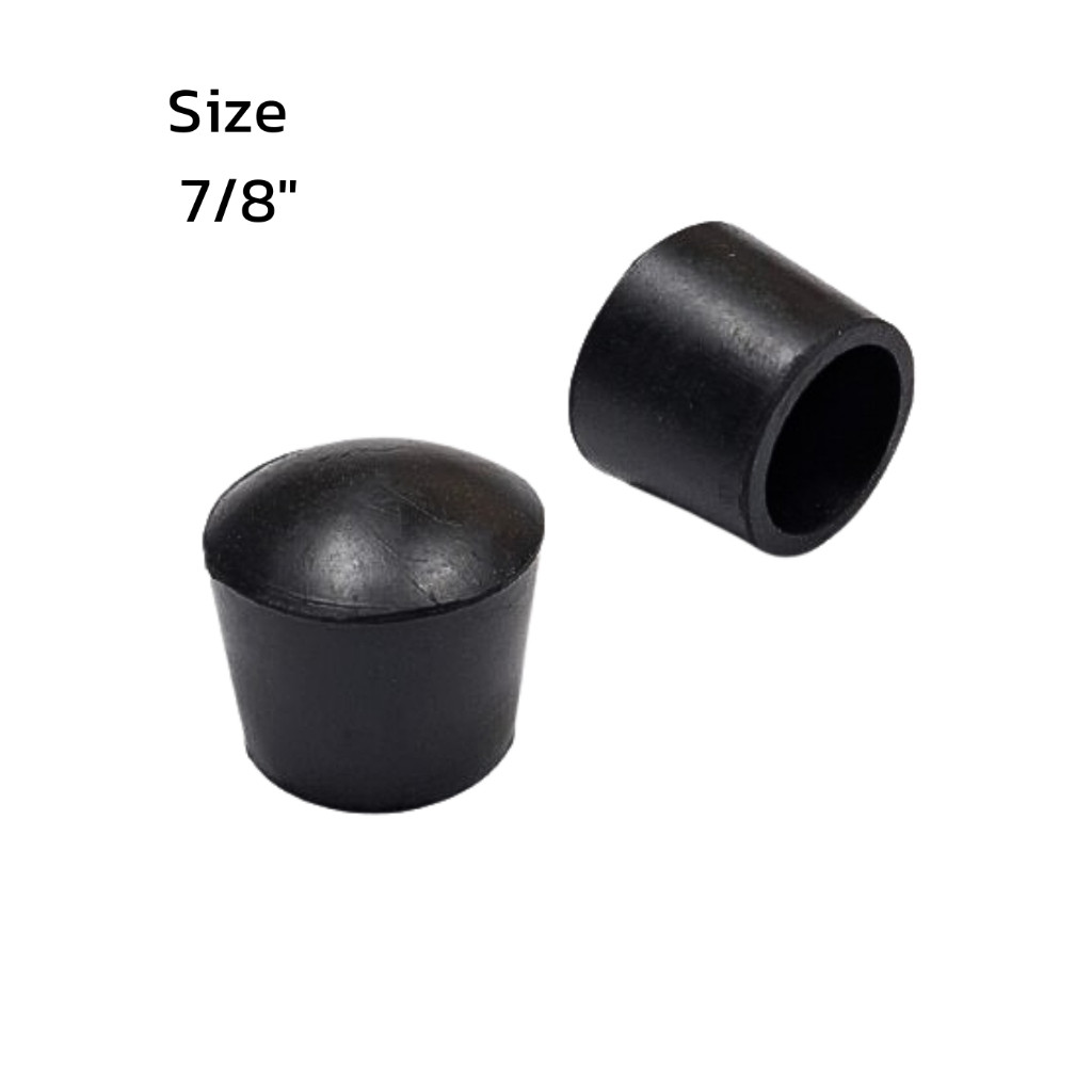 ยางรองขาโต๊ะ แบบทรงกลม สวมนอก (10 ไซส์) ยางรองขาเก้าอี้ ยางรองขาเหล็กฉาก ยางรองขาเปล - รูปที่ 4