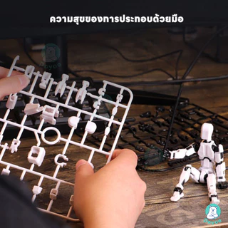 ⚡PAYOE หุ่นยนต์ 3D ข้อต่อขยับได้ ตัวละครอะนิเมะ -ของเล่นปลอม หุ่นยนต์ diy ของเล่นหุ่น robot toy หุ่นยนต์ 13 ข้อต่อ