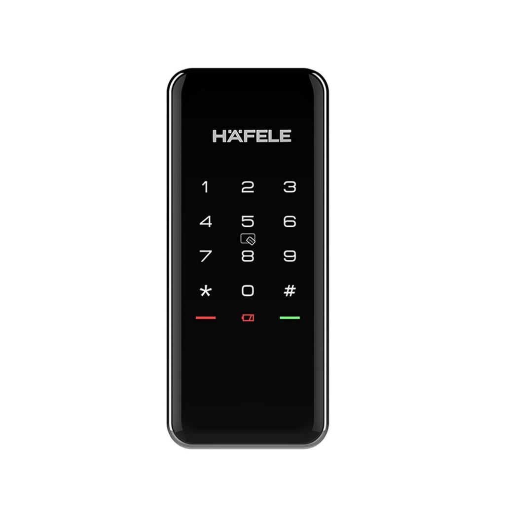 SB Design Square กลอนประตูดิจิตอล Hafele รุ่น  ER4900/Black (499.56.236)