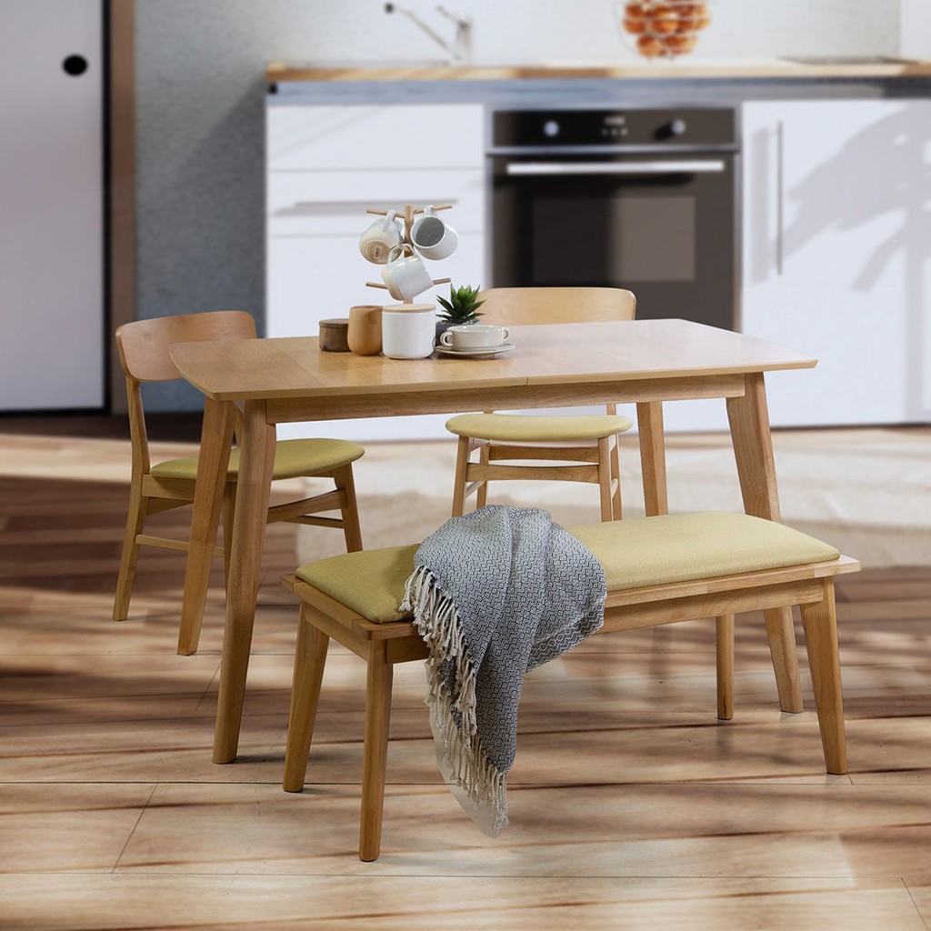 SB Design Square ชุดโต๊ะอาหาร รุ่น Yukari สีไม้อ่อน  แบรนด์ SB FURNITURE