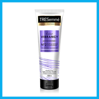 Tresemme Color Vibrancy Aminobond+ No.2 Conditioner เทรซาเม่ ครีมบำรุงผม 220ml (Bleached Hair/Dark Colored Hair)