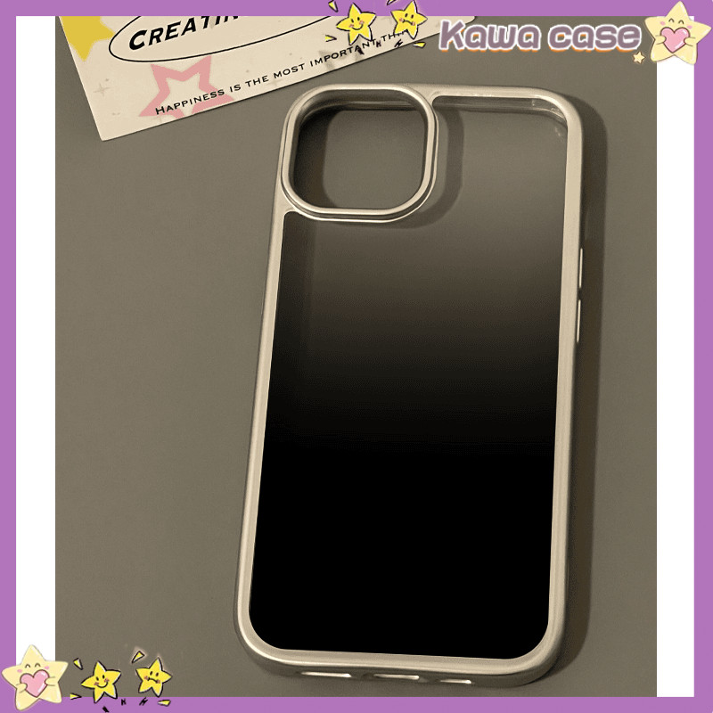 KAWA-การไล่ระดับสี เคสโทรศัพท์มือถือTPU คส ไอโฟน 15/14/13/12/11 ใหม่ 13 โซ่เชือกเส้นเล็ก 14promax หญิง pro สองชั้น คส ไอ