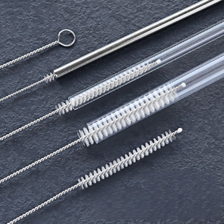 แปรงล้างหลอดดูด จุกนม ขนไนล่อน ไม่ทำให้เป็นรอย #AD-0010